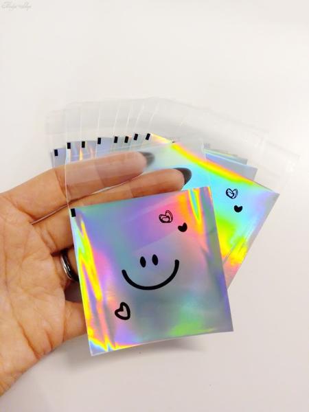 10 kleine Geschenktütchen Lächeln